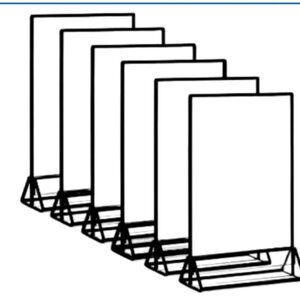 Acrylic Sign Holder (6ct)